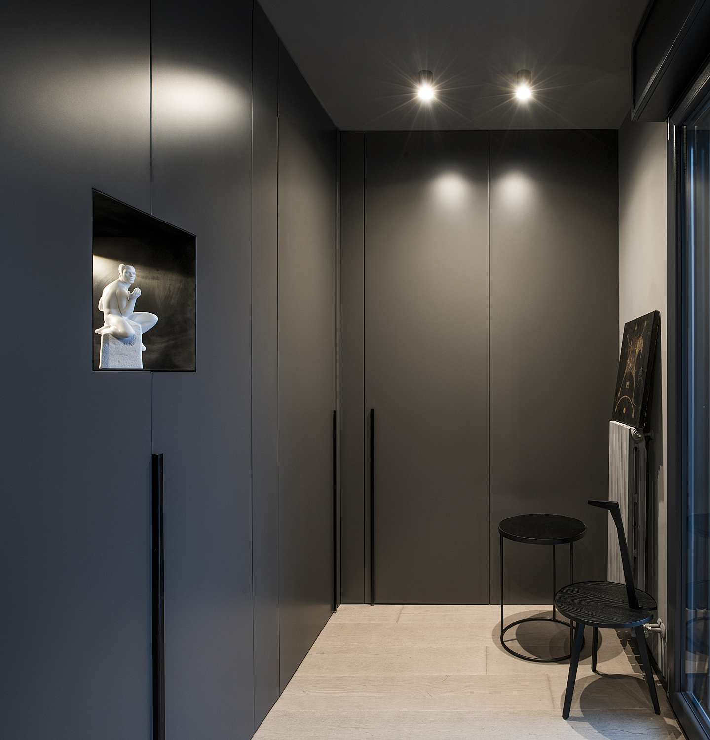 Boiserie Grigio e nero