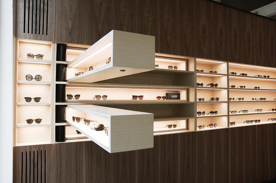 Ottica Adriano Padova vetrina
